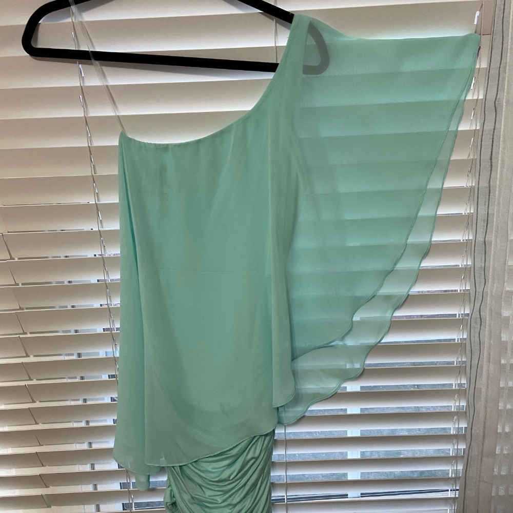 One Shoulder tight and loose dress
